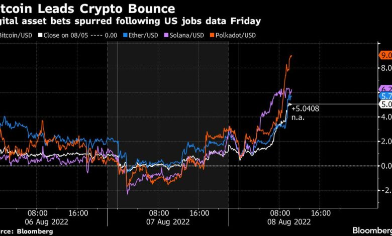 Bitcoin führt Krypto-Rallye an, da der Markt den US-Jobs-Schock abschüttelt