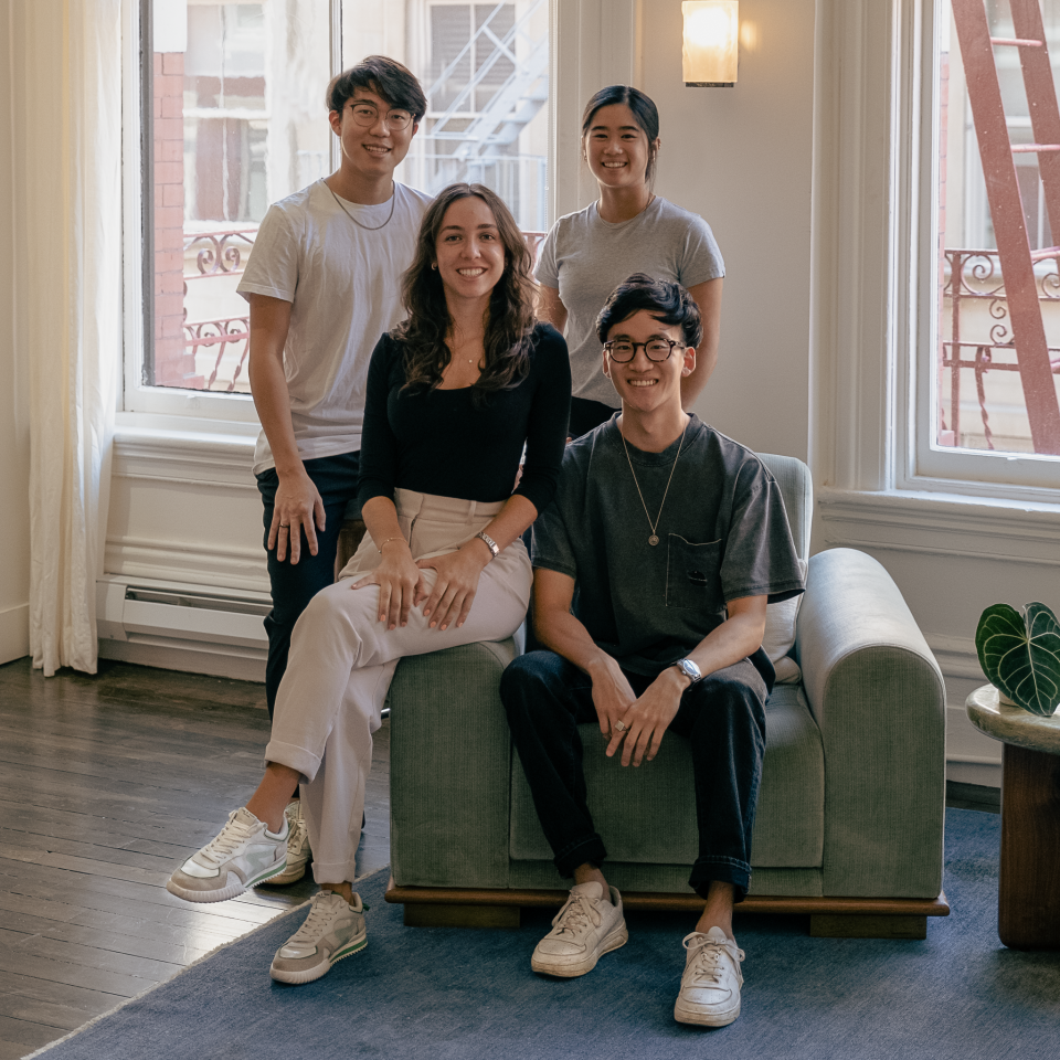 Das Koop-Gründungsteam: Daniel Ho, Natalia Murillo, Ivy Tsang und Conner Chyung