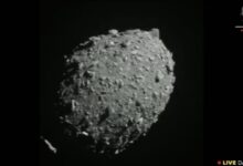 Das DART-Raumschiff der NASA ist gerade mit Absicht in einen Asteroiden eingeschlagen
